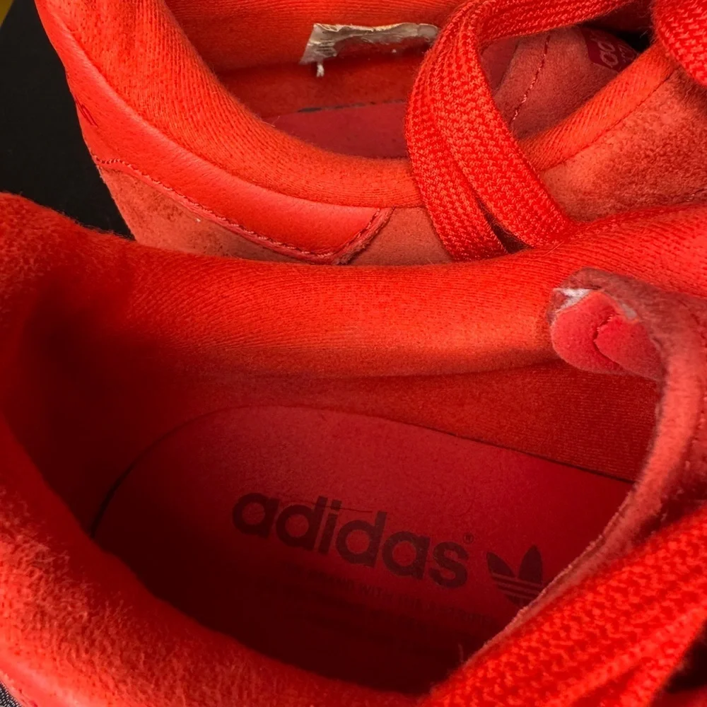 Adidas Red Suede Sneakers size 9.5 great shape​​ - Picture 8 of 9